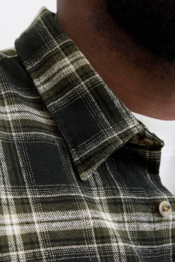 Jack & Jones PLUS Camisas-Camisa xadrez regular fit PLUS preto