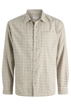 Jack & Jones Camisas-Camisa xadrez regular fit cinzento