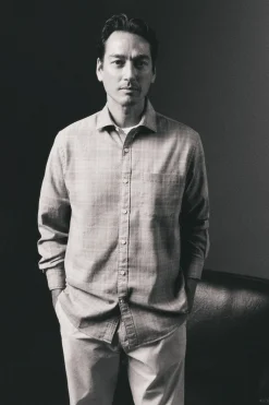 OOTO Camisas-Camisa xadrez tingida Verde