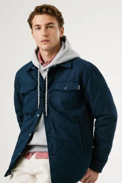 Pepe Jeans Camisas-Camiseta acolchoada azul