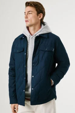 Pepe Jeans Camisas-Camiseta acolchoada azul