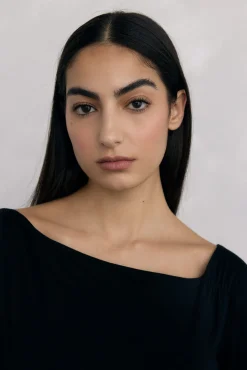 Pedro del Hierro T-Shirts-Camiseta assimétrica Preto