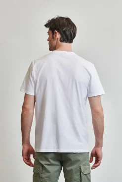 Amarras T-Shirts-Camiseta Backstay Branco