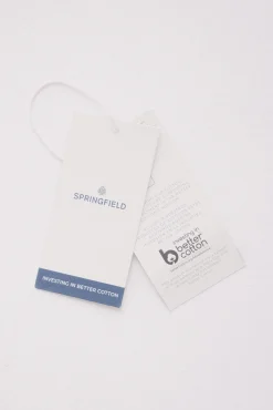 Springfield T-Shirts-Camiseta básica com gola redonda estampado