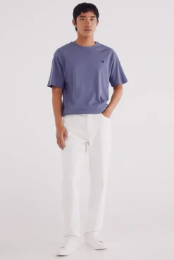 Springfield T-Shirts-Camiseta básica com gola redonda rosa