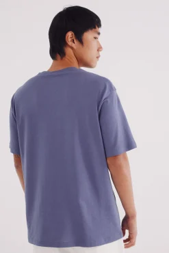 Springfield T-Shirts-Camiseta básica com gola redonda rosa