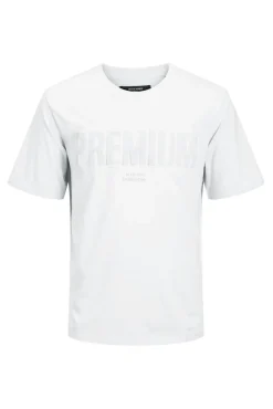 Jack & Jones T-Shirts-Camiseta básica premium Branco