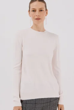 Cortefiel Camisolas-Camiseta básica quadrada Branco