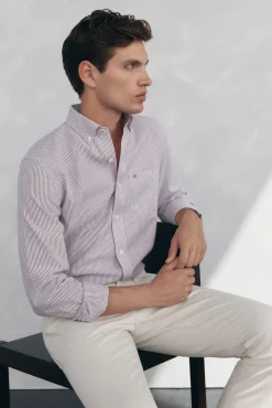 Pedro del Hierro Camisas-Camiseta casual Bordeaux