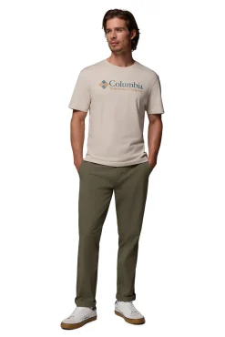 Columbia T-Shirts-Camiseta Basic logo™ para homem Tostado