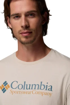 Columbia T-Shirts-Camiseta Basic logo™ para homem Tostado