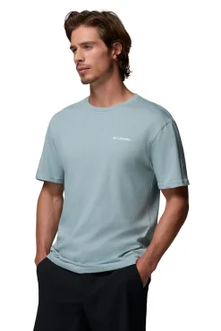 Columbia T-Shirts-Camiseta Basic logo™ para homem Azul