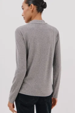 Cortefiel T-Shirts-Camiseta com detalhe de strass Cinzento