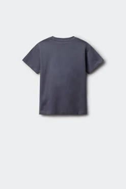 Springfield Kids T-Shirts-Camiseta com estampa de árvore FPS para meninos azul