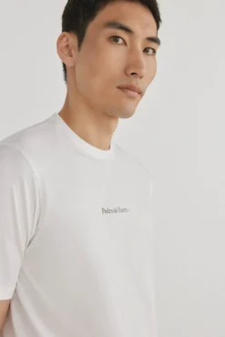 Pedro del Hierro T-Shirts-Camiseta com logo posicional Branco