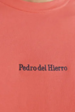 Pedro del Hierro T-Shirts-Camiseta com logo posicional Vermelho