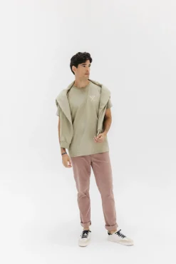 elPulpo T-Shirts-Camiseta com pás desenhadas Verde