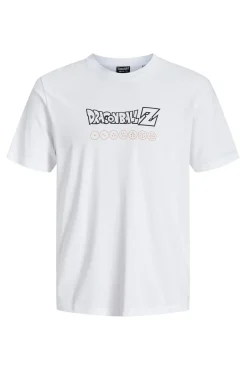 Jack & Jones T-Shirts-Camiseta estampada regular fit branco