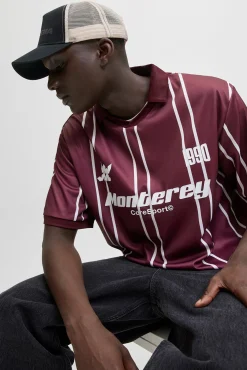 Jack & Jones T-Shirts-Camiseta estilo esportivo rosa