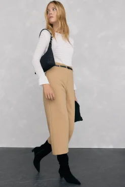 Pedro del Hierro T-Shirts-Camiseta estruturada franzida Branco