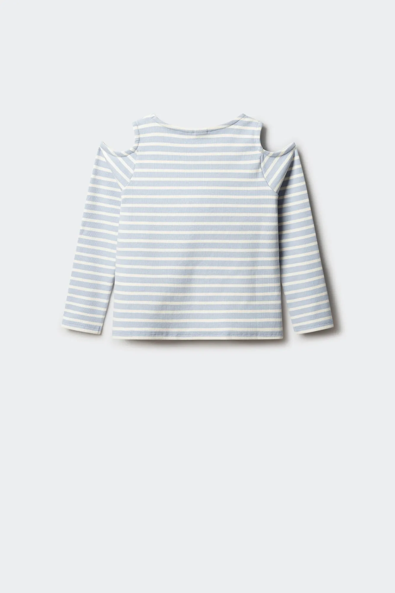 Springfield Kids T-Shirts-Camiseta feminina canelada ombro a ombro azul