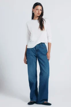 Springfield T-Shirts-Camiseta gola lurex estampado