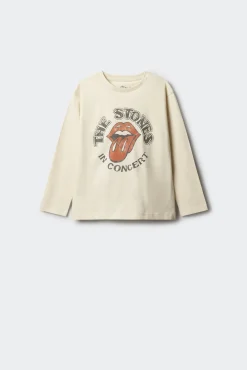 Springfield Kids T-Shirts-Camiseta infantil de manga comprida dos Rolling Stones estampado