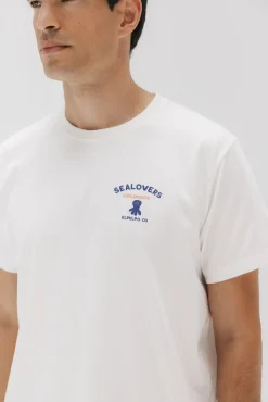 elPulpo T-Shirts-Camiseta infantil Sealovers Branco