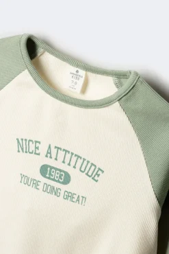 Springfield Kids T-Shirts-Camiseta manga comprida branco