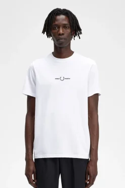 Fred Perry T-Shirts-Camiseta manga curta Branco