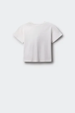 Springfield Kids T-Shirts-Camiseta manga curta para menina Stay Wild bege