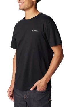 Columbia T-Shirts-Camiseta masculina de manga curta de algodão orgânico Basic Logo™ da para homem cinzento