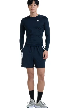 Under Armour T-Shirts-Camiseta masculina de manga comprida preto