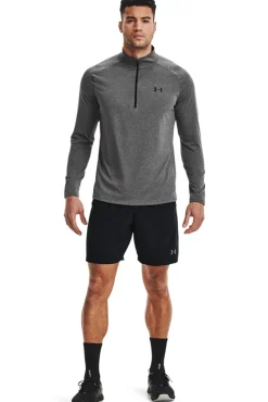 Under Armour Camisas-Camiseta masculina de manga comprida cinzento