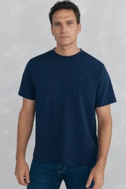 Pedro del Hierro T-Shirts-Camiseta mercerizada Azul
