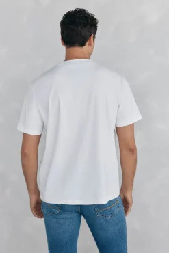 Pedro del Hierro T-Shirts-Camiseta mercerizada Branco