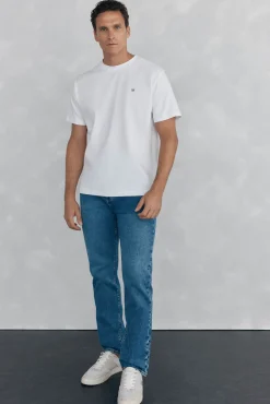 Pedro del Hierro T-Shirts-Camiseta mercerizada Branco