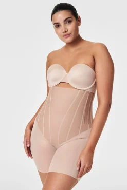 Spanx Roupa Interior-Camiseta moldadora invisível cru