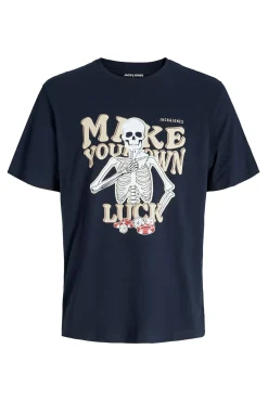 Jack & Jones PLUS T-Shirts-Camiseta PLUS de corte regular azul