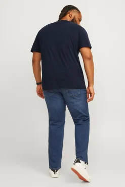 Jack & Jones PLUS T-Shirts-Camiseta PLUS de corte regular azul