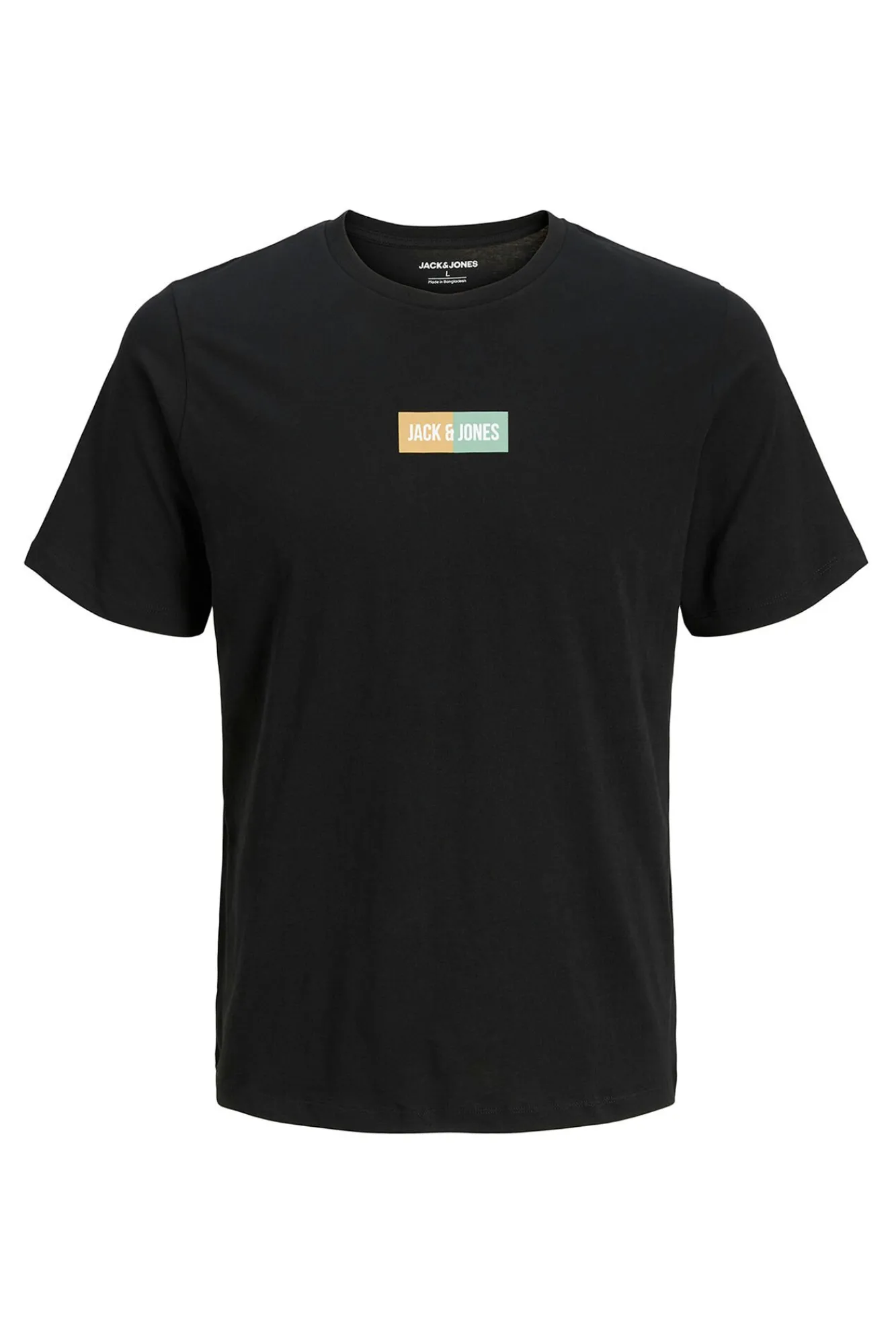 Jack & Jones PLUS T-Shirts-Camiseta PLUS de corte regular preto