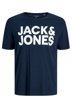 Jack & Jones PLUS T-Shirts-Camiseta PLUS de corte regular azul