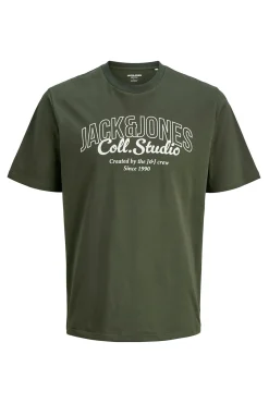 Jack & Jones PLUS T-Shirts-Camiseta PLUS de corte regular verde