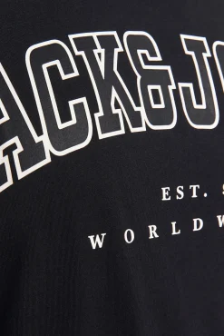 Jack & Jones PLUS T-Shirts-Camiseta PLUS de corte regular preto