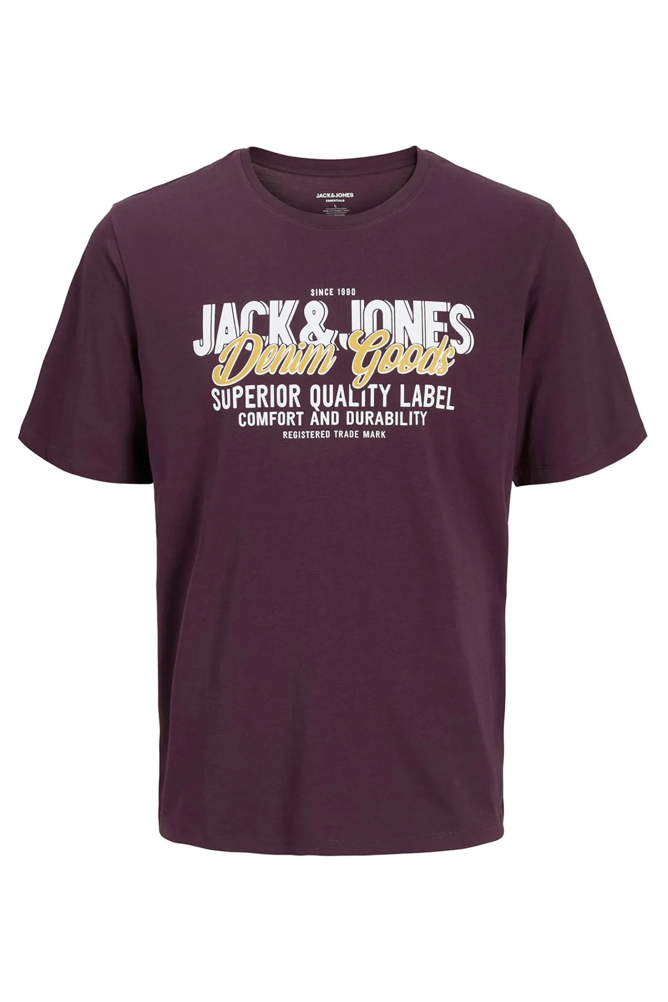 Jack & Jones PLUS T-Shirts-Camiseta PLUS de corte regular rosa