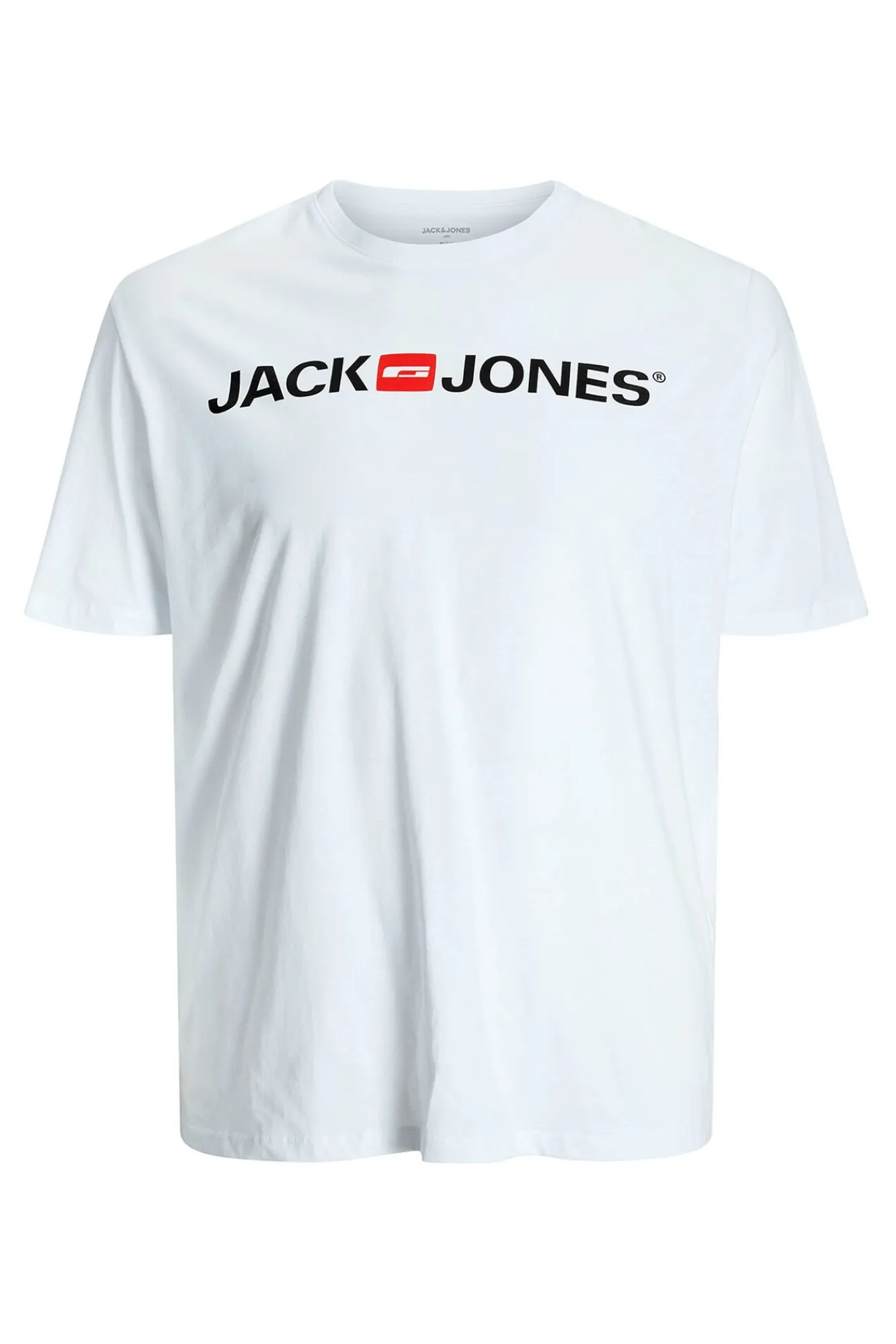 Jack & Jones PLUS T-Shirts-Camiseta PLUS de corte regular branco