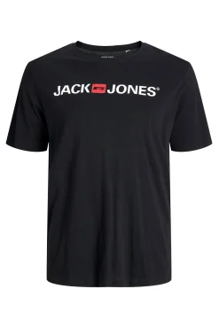 Jack & Jones PLUS T-Shirts-Camiseta PLUS de corte regular preto