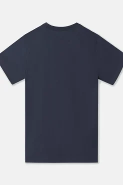 Silbon T-Shirts-Camiseta raquete meia Azul