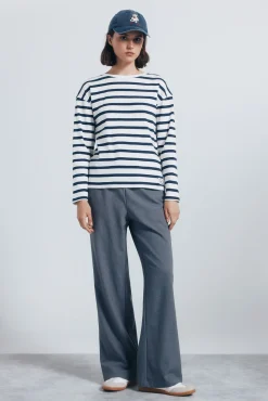 Springfield T-Shirts-Camiseta riscas de marinheiro estampado