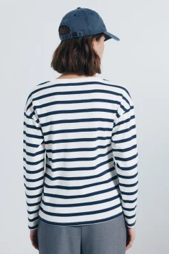 Springfield T-Shirts-Camiseta riscas de marinheiro estampado